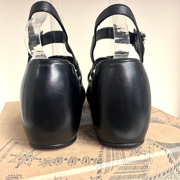 NWT Free People Ladies Brooklyn Ankle Strap Platform Sandals Whimsygoth 9M - Picture 9 of 11